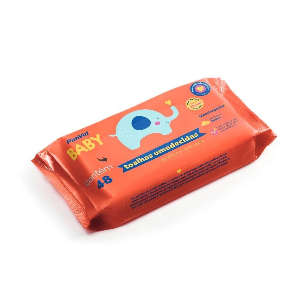 Lenços Umedecidos Panvel Baby 48 Unidades - 3
