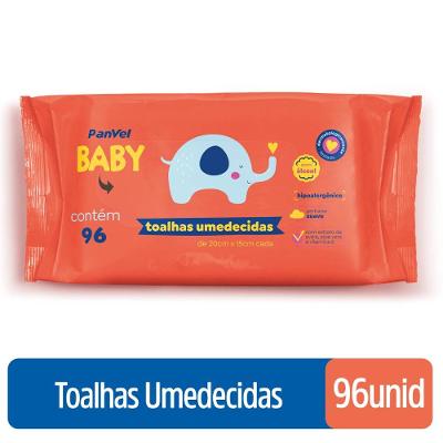 Lenços Umedecidos Panvel Baby 96 Unidades