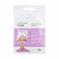 Máscara Facial De Argila Detox Carvão Ativado Panvel Faces 10g - 1