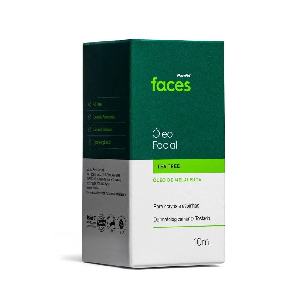 Óleo Facial Para Cravos E Espinhas Panvel Faces Tea Tree Peles Mistas A Oleosas 10ml - 3