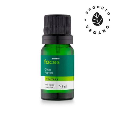 Óleo Facial Para Cravos E Espinhas Panvel Faces Tea Tree Peles Mistas A Oleosas 10ml