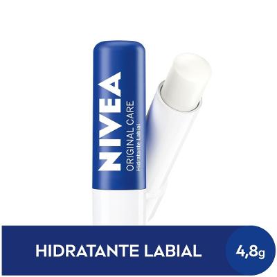 Hidratante Labial Nivea Original Care Hidratação Profunda 4,8g