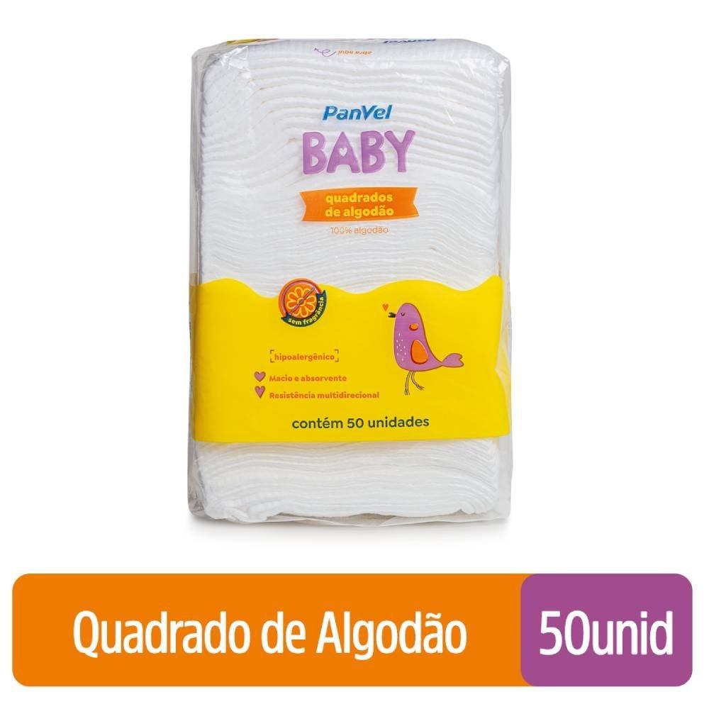 Quadrado De Algodão Panvel Baby 50 Unidades - 1