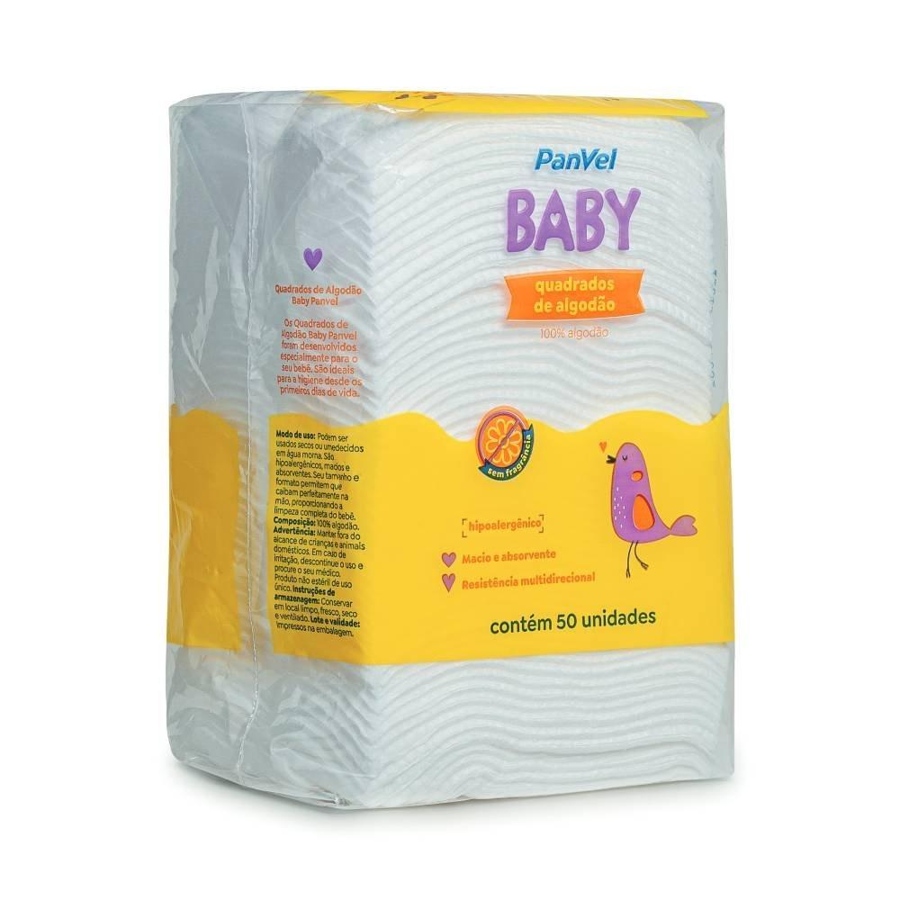 Quadrado De Algodão Panvel Baby 50 Unidades - 3