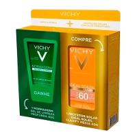 Kit Protetor Solar Vichy Ideal Soleil Clarify Média Fps60 40g Ganhe Gel De Limpeza Normaderm 40g - 1