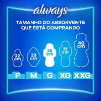 Absorvente Always Noturno Tamanho G Suave Com Abas Pacote 8 Unidades - 2