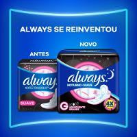Absorvente Always Noturno Tamanho G Suave Com Abas Pacote 8 Unidades - 3