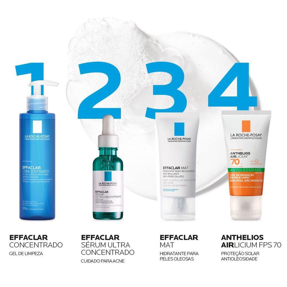 Gel De Limpeza Facial La Roche-posay Effaclar Concentrado Para Pele Oleosa 300g - 4