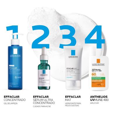 Gel De Limpeza Facial La Roche-posay Effaclar Concentrado Para Pele Oleosa 300g