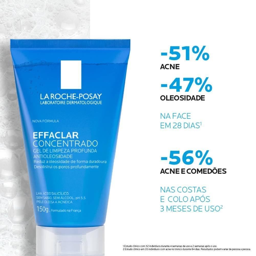 Gel De Limpeza Facial La Roche Posay Effaclar Concentrado 150g - 3
