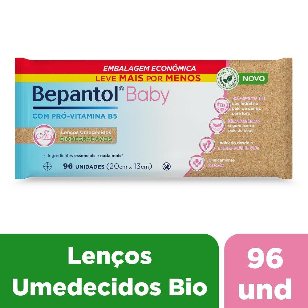 Lenços Umedecidos Bepantol Baby Biodegradável Com Pró-vitamina B5 Hipoalergênico 96 Unidades - 2