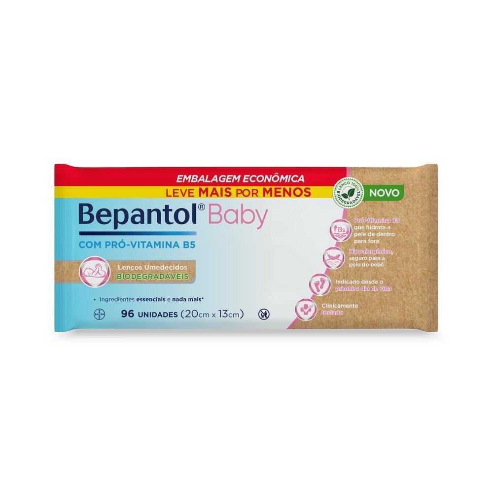 Lenços Umedecidos Bepantol Baby Biodegradável Com Pró-vitamina B5 Hipoalergênico 96 Unidades - 3