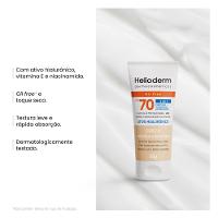 Protetor Solar Facial Helioderm Fps70 Cor 2.0 50g - 2