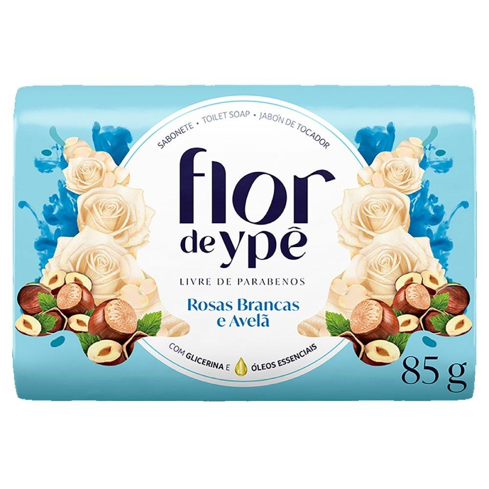 Sabonete Em Barra Ypê Flor De Rosas Brancas E Avelã 85g - 1