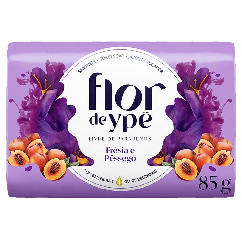 Sabonete Em Barra Ypê Flor De Frésia E Pêssego 85g - 1