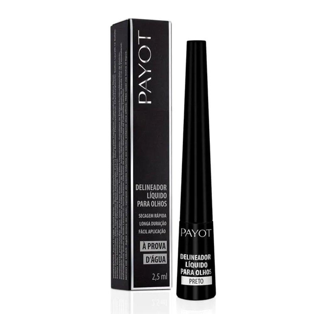Delineador Líquido Payot À Prova D Água Preto 2,5ml - 1