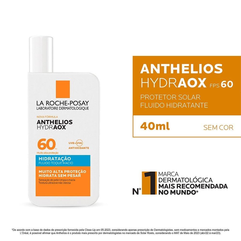 Protetor Solar Facial La Roche-posay Anthelios Hydraox Sem Cor Fps60 40ml - 2