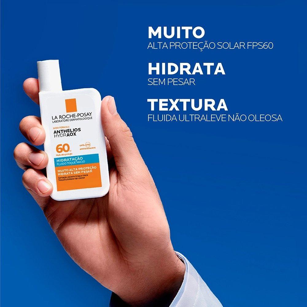 Protetor Solar Facial La Roche-posay Anthelios Hydraox Sem Cor Fps60 40ml - 4