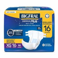 Fralda Adulto Bigfral Derma Plus Noturna Xg 16 Unidades - 1