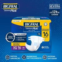Fralda Adulto Bigfral Derma Plus Noturna Xg 16 Unidades - 2
