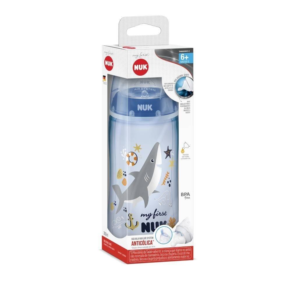 Mamadeira Nuk My First Azul 300ml - 1