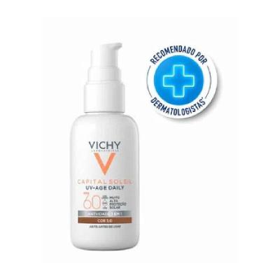 Protetor Solar Vichy Capital Soleil Uv Age Daily Cor 5.0 Fps60 40g