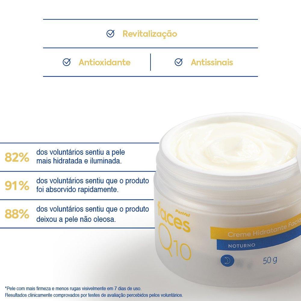 Creme Facial Noturno Panvel Faces Q10 Todos Os Tipos De Pele 50g - 5