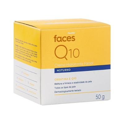 Creme Facial Noturno Panvel Faces Q10 Todos Os Tipos De Pele 50g