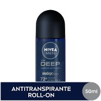 Desodorante Antitranspirante Roll-on Nivea Men Deep Maxxtech Carvão Ativado 50ml - 5