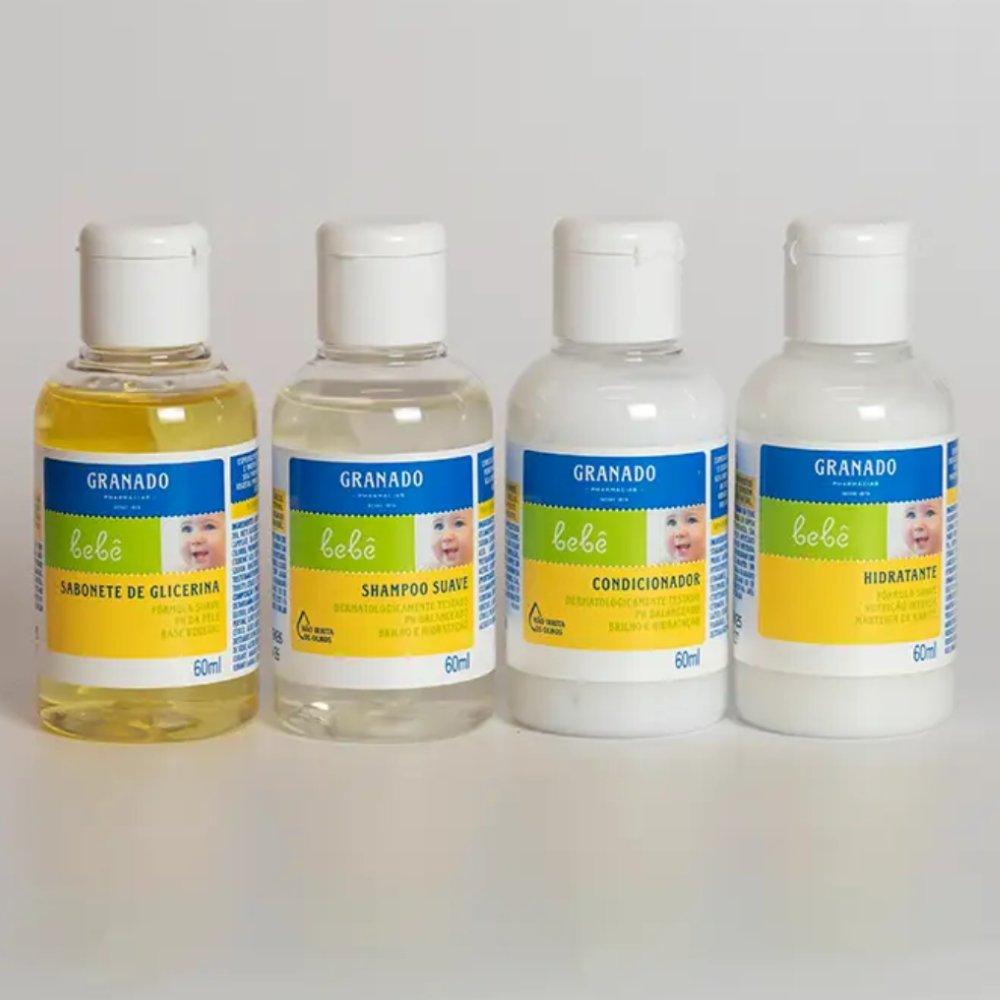 Kit Viagem Granado Bebê Shampoo+ Condicionador+ Sabonete+ Hidratante 60ml Cada - 2