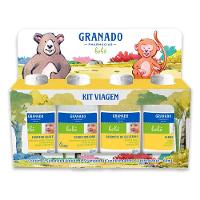 Kit Viagem Granado Bebê Shampoo+ Condicionador+ Sabonete+ Hidratante 60ml Cada - 1
