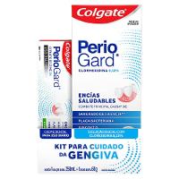Kit Enxaguatório Bucal Colgate Periogard 250ml + Creme Dental 60g - 1