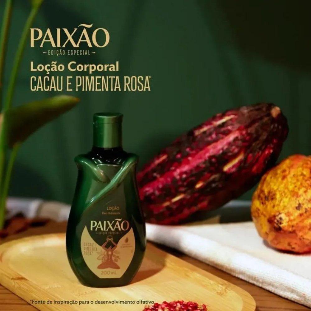 Loção Hidratante Corporal Paixão Cacau E Pimenta Rosa 200ml - 3