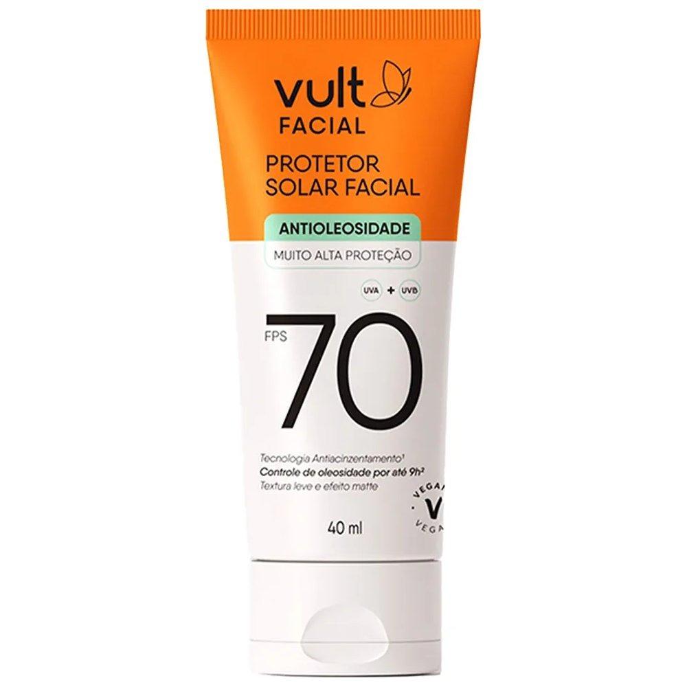 Protetor Solar Facial Vult Antioleosidade Fps70 40ml - 1