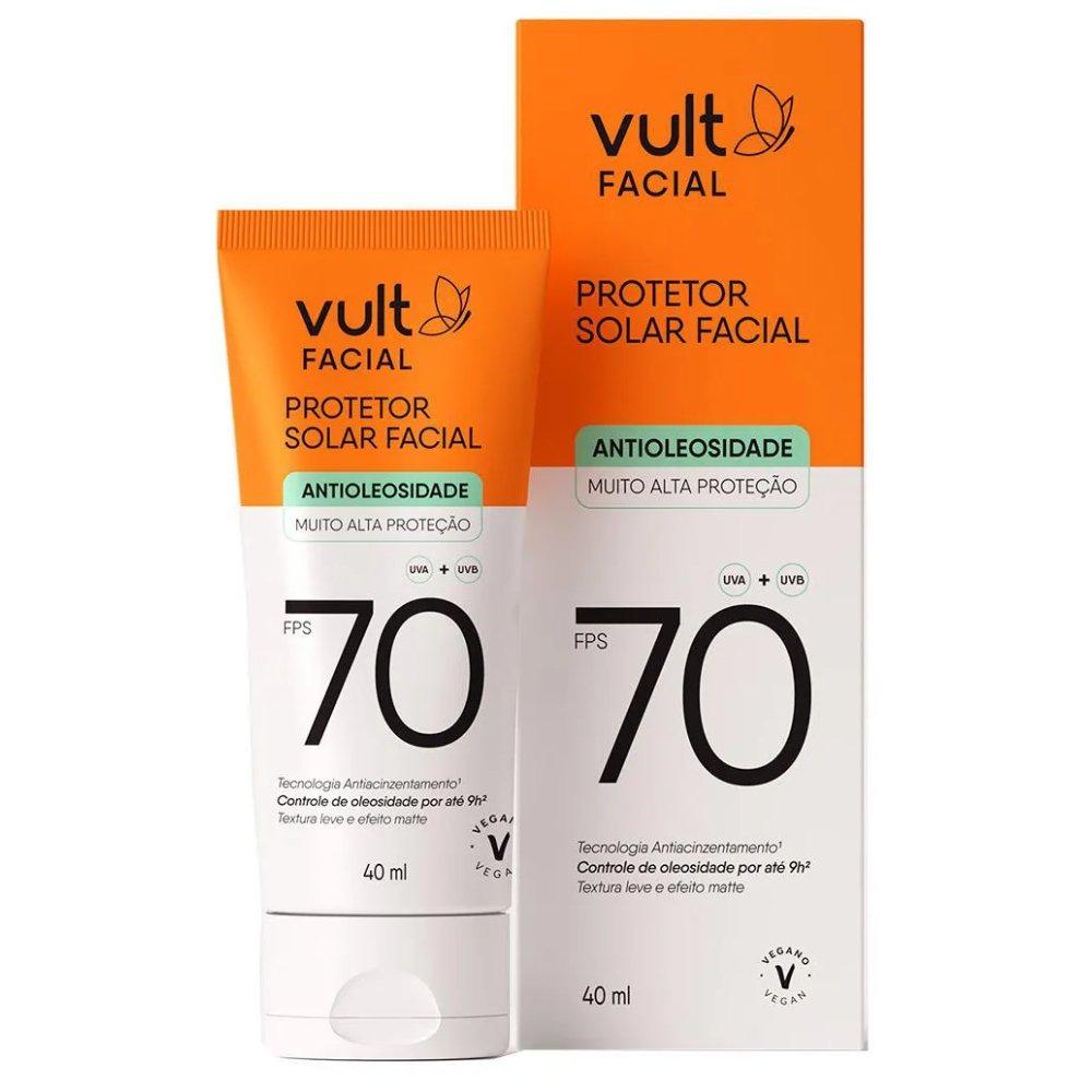 Protetor Solar Facial Vult Antioleosidade Fps70 40ml - 2