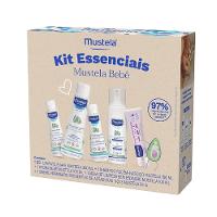 Kit Mustela Essenciais Bebê Gel 200ml+ Shampoo 150ml+ Hydra 100ml+ Água De Limpeza 100ml+ Creme 54g - 1