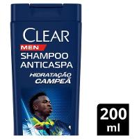 Shampoo Anticaspa Clear Men Hidratação Campeã 200ml - 1