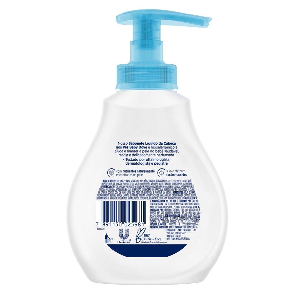 Sabonete Líquido Baby Dove Hidratação Enriquecida 200 Ml - 3