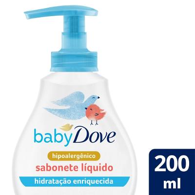 Sabonete Líquido Baby Dove Hidratação Enriquecida 200 Ml