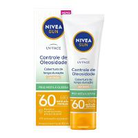 Protetor Solar Facial Nivea Sun Uv Face Controle De Oleosidade Cor Clara Fps 60 50ml - 5