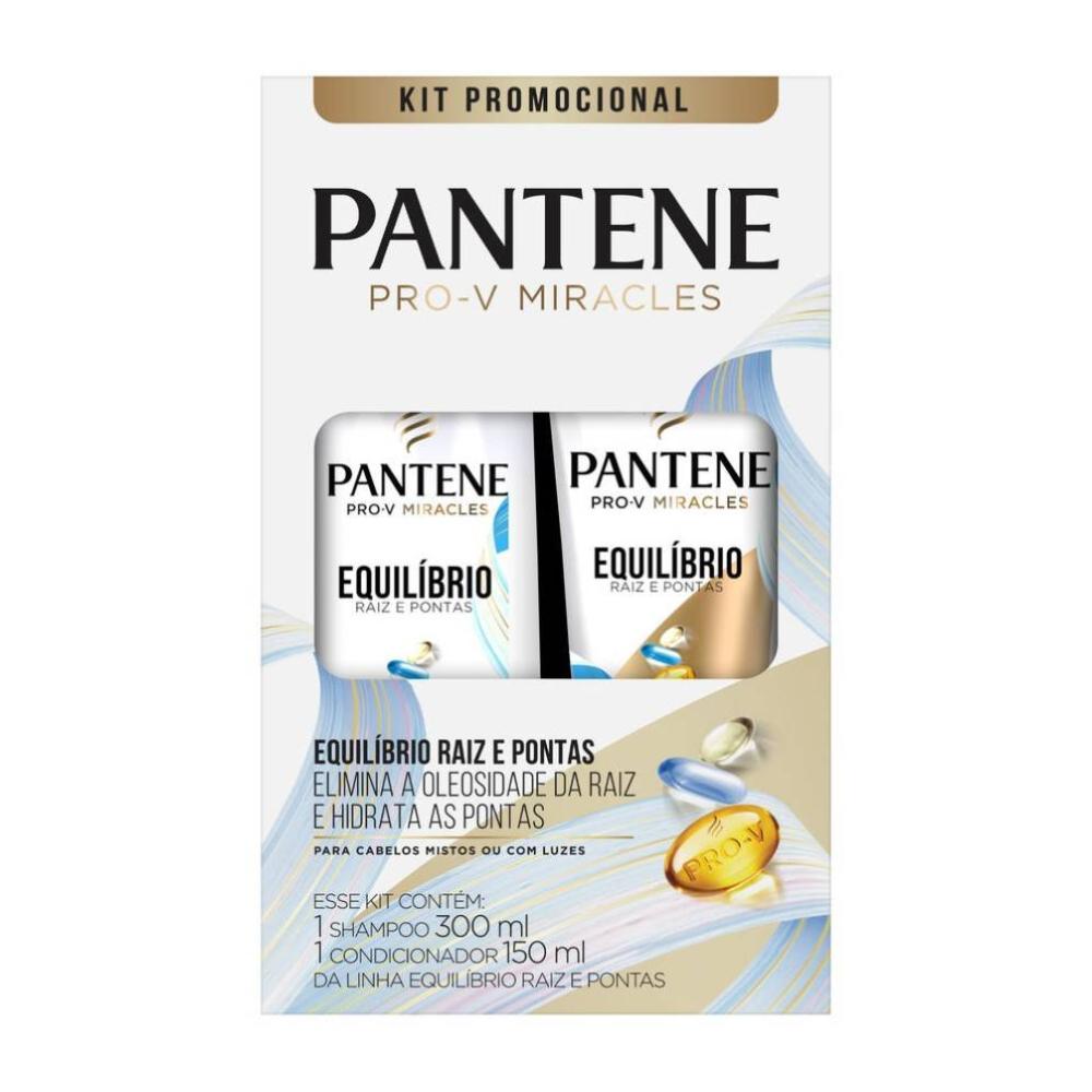 Kit Pantene Equilibrio Raiz E Pontas Shampoo 300ml+condicionador 150ml - 1