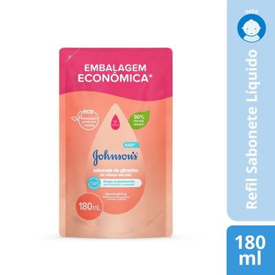 Sabonete Líquido De Glicerina Johnson’s Baby Cabeça Aos Pés 180ml - Refil