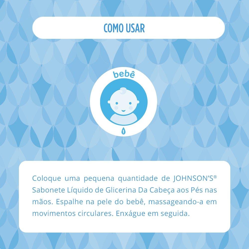 Sabonete Líquido Johnsons Baby Cabeça Aos Pés Refil 380ml - 4