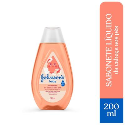 Sabonete Líquido De Glicerina Johnson’s Baby Da Cabeça Aos Pés 200ml