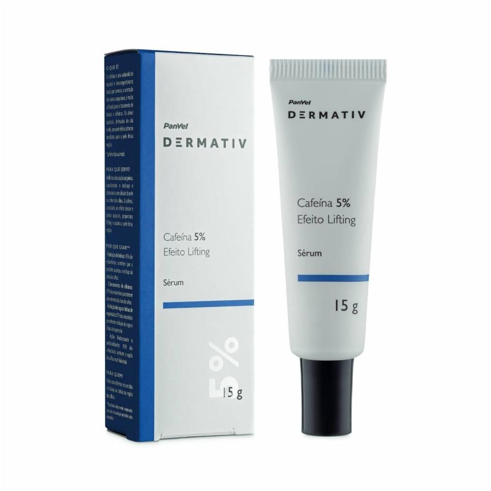 Sérum Anti-idade Para Área Dos Olhos Com Efeito Lifting Cafeína 5% Panvel Dermativ 15ml - 2