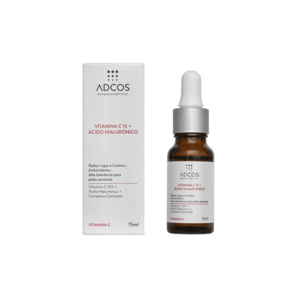 Sérum Facial Anti-idade Adcos Vitamina C 15 + Ácido Hialurônico 15ml - 1