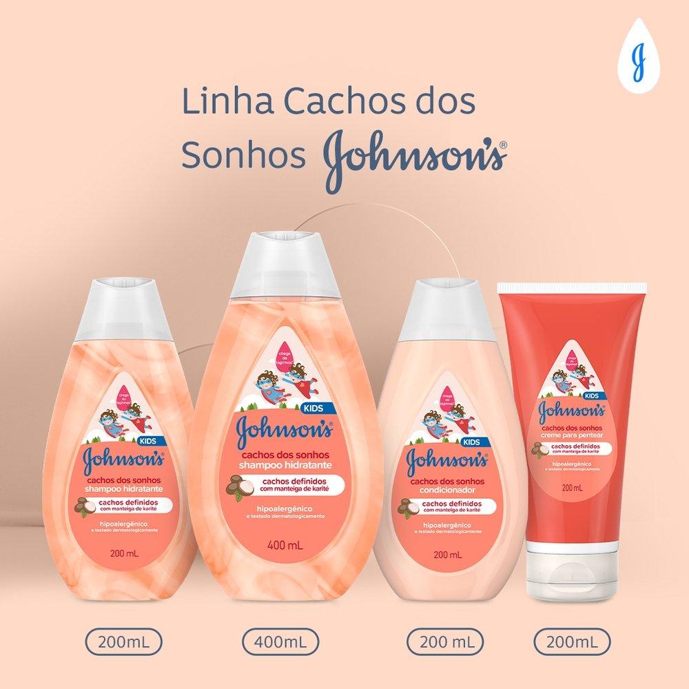 Shampoo Infantil Para Cabelos Cacheados Johnson’s Cachos Dos Sonhos 200ml - 4