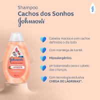Shampoo Infantil Para Cabelos Cacheados Johnson’s Cachos Dos Sonhos 200ml - 3