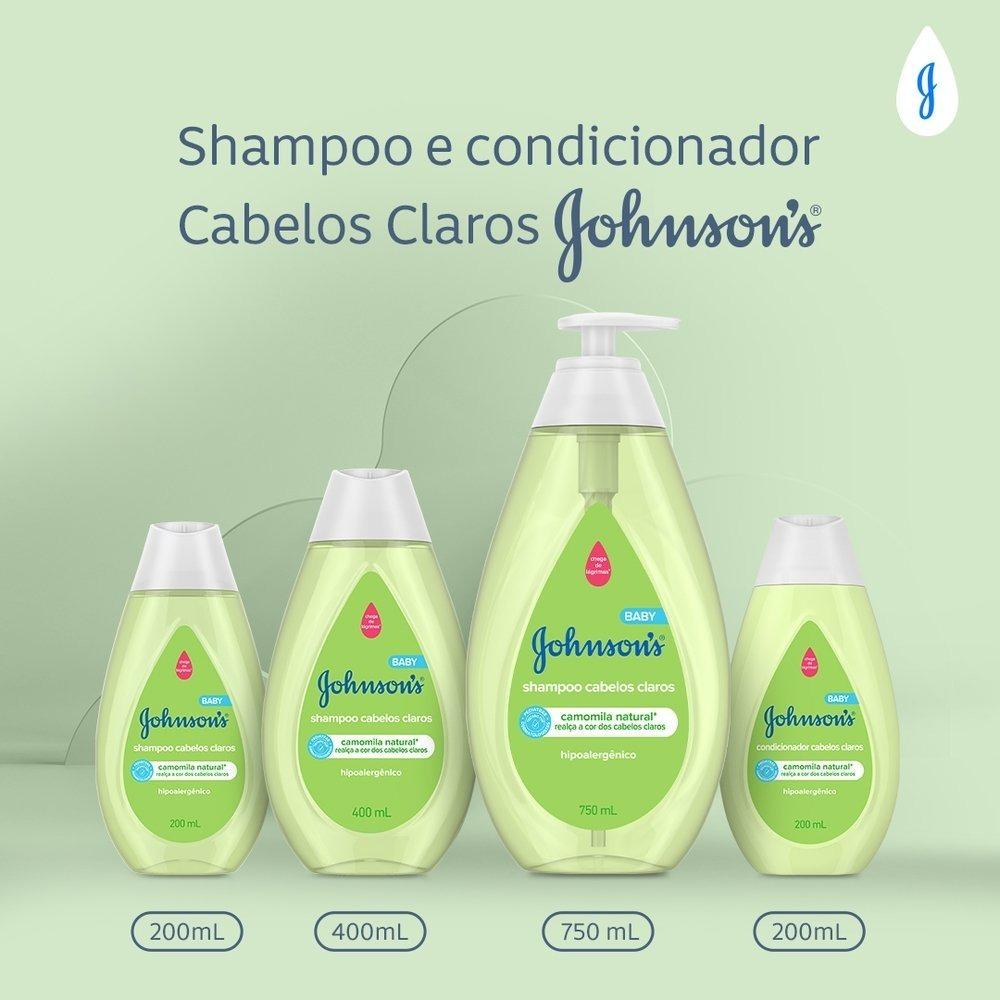Shampoo Johnsons Baby Cabelos Claros 200ml - 4