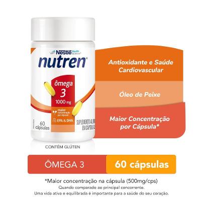 Suplemento Alimentar Nutren Ômega 3 - 60 Cápsulas